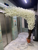 اجرای درختچه مصنوعی شکوفه مدل ال