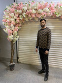 اجرای درختچه مصنوعی شکوفه مدل ال