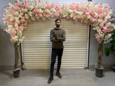 اجرای درختچه مصنوعی شکوفه مدل ال